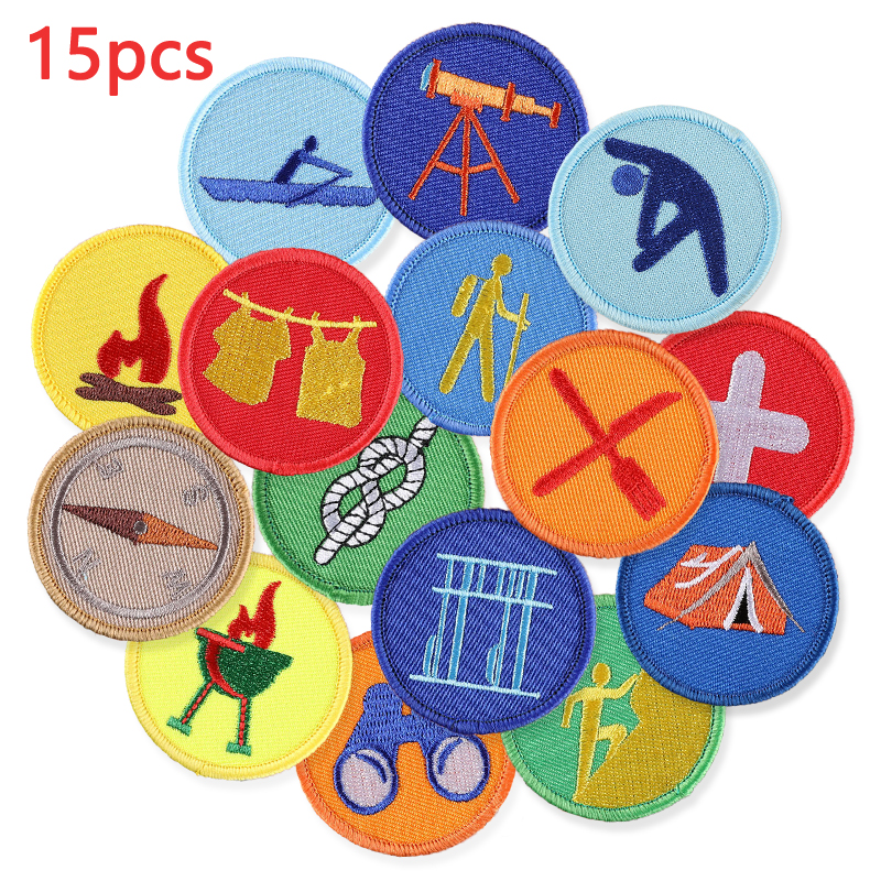 Furoshiki Wrap Cloth - 15pcs Lot Outdoor Badges Iron On