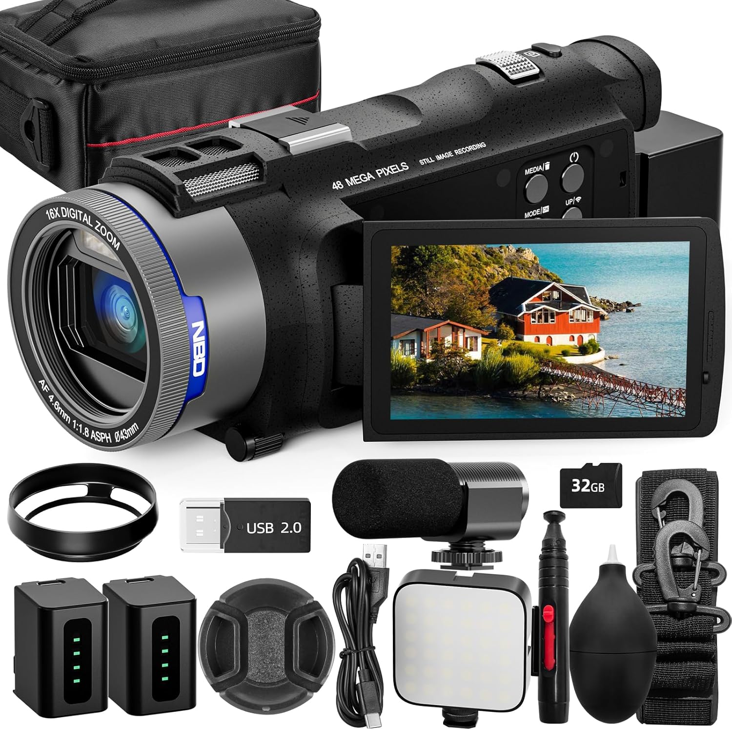 Japanese Lifestyle Video - NBD 4K Camcorder Video Camera with
