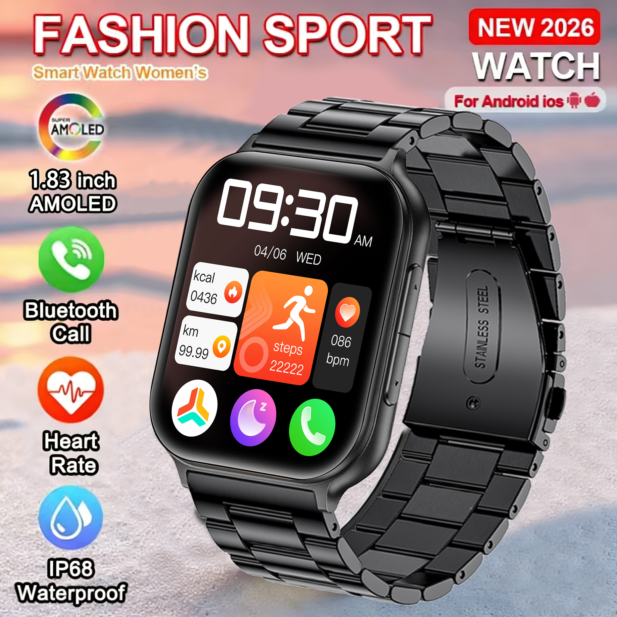 Japanese Lifestyle Called - 2026 New Style 1.83'' Smart Watch