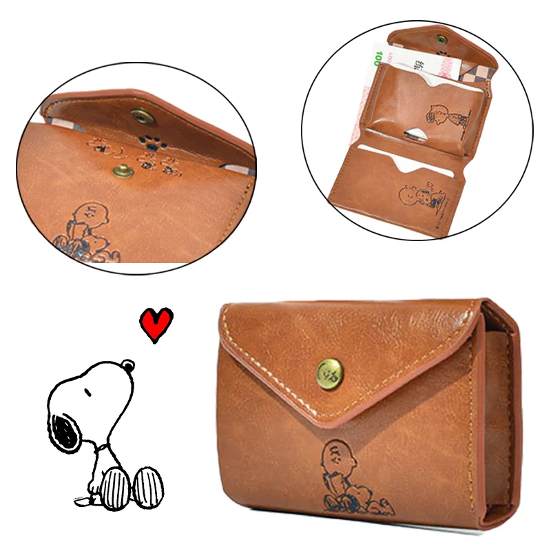 Japanese Lifestyle Magazines - Snoopys Wallet Kawaii Cartoon Men Women