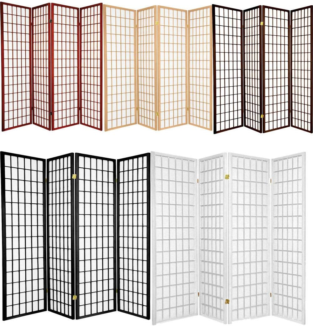 Japanese Style 4 Panels Wood S - مراجعة Shoji Screen Divider وسعره