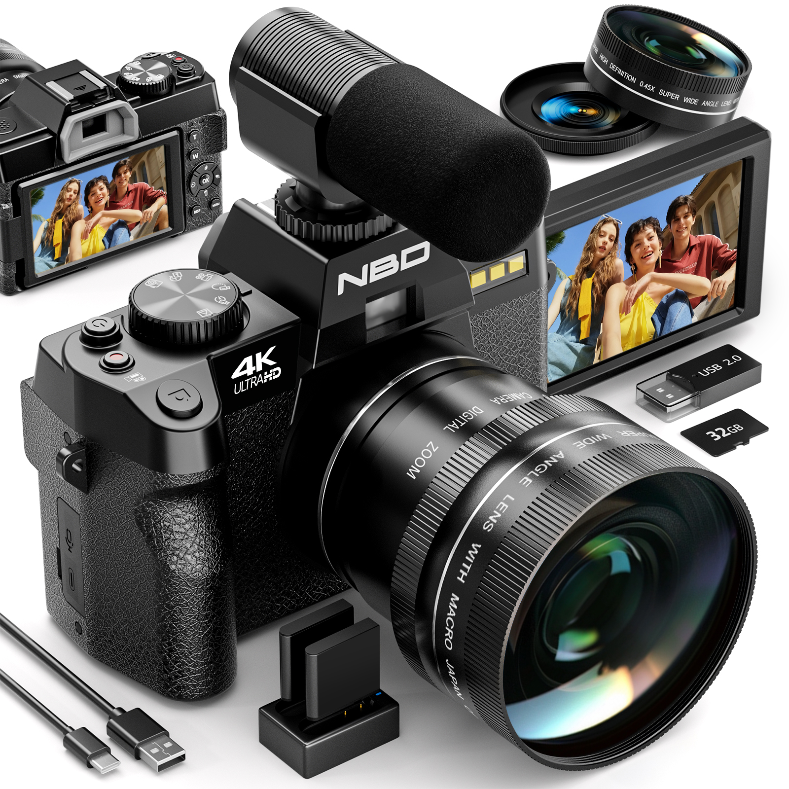 NBD S100F 48MP 4K Digital Came - مراجعة Japanese Lifestyle Youtube وسعره