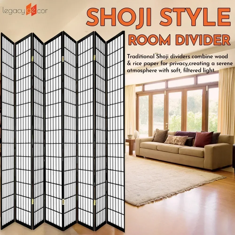 Hot sales8 Panels Room Divider - مراجعة Shoji Screen Divider وسعره