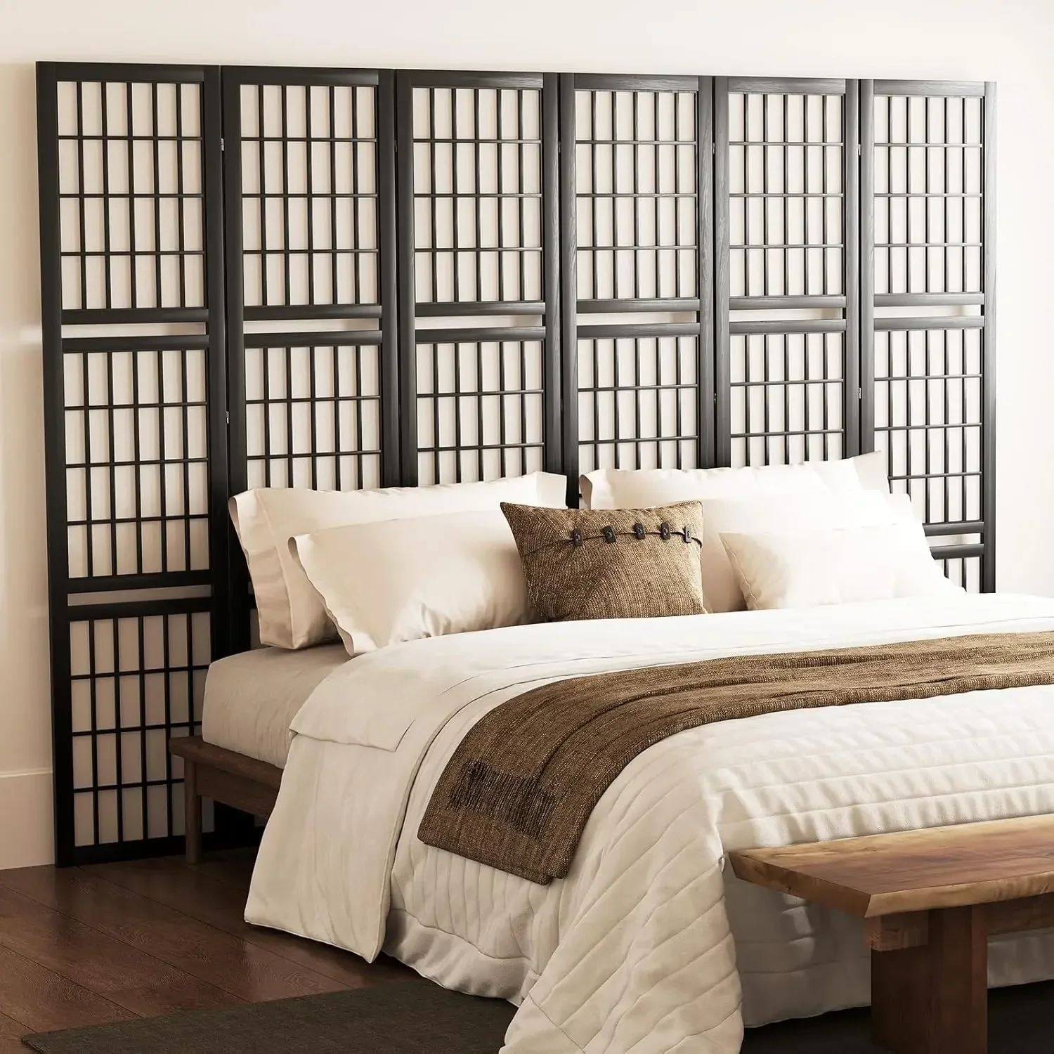 6 Panel 5.6ft Folding Portable - مراجعة Shoji Screen Divider وسعره