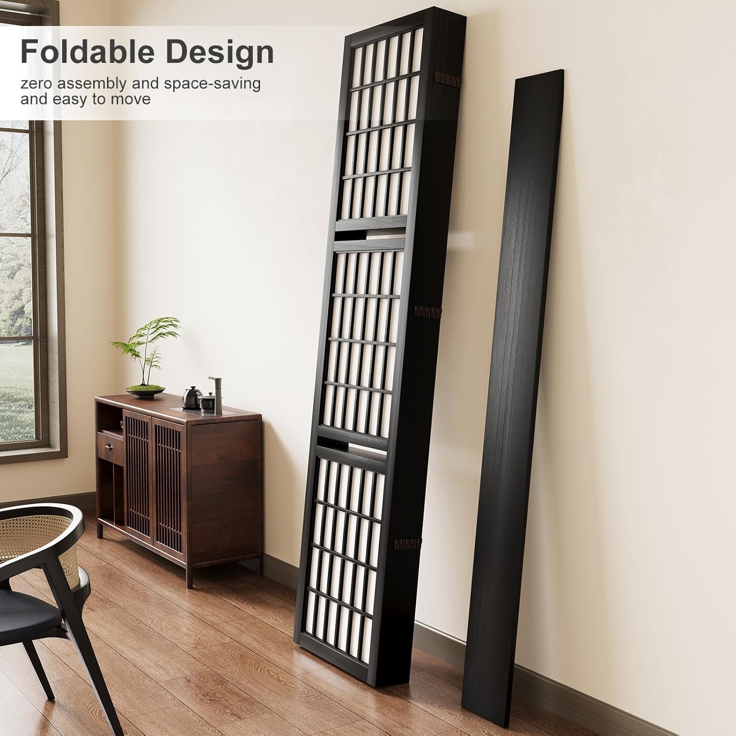 Room Divider with Shelves, 66. - مراجعة Shoji Screen Divider وسعره