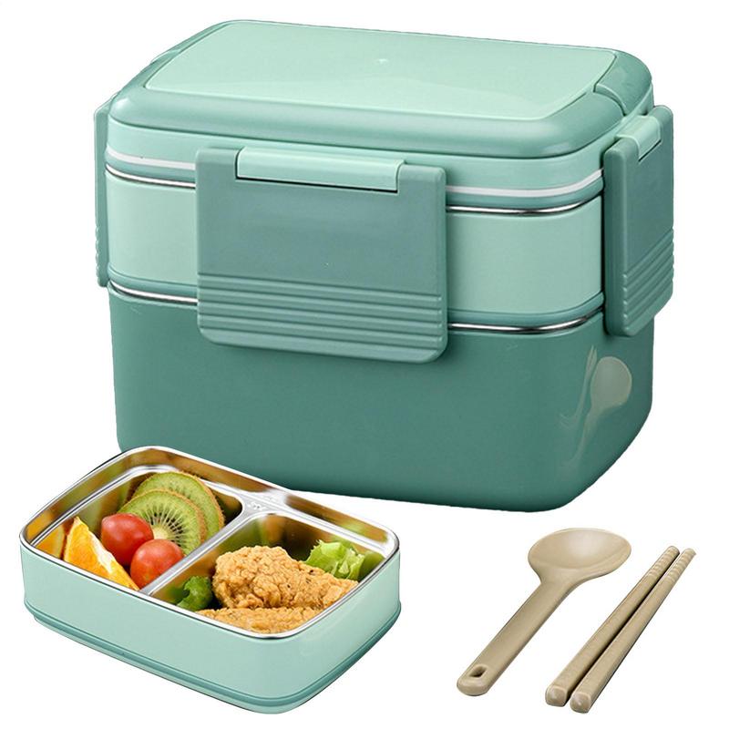 Lunch Containers For Adults Ha - مراجعة Bento Box Two Tier وسعره