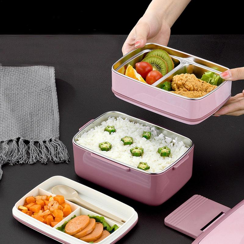 Lunch Containers For Adults Ha - مراجعة Bento Box Two Tier وسعره