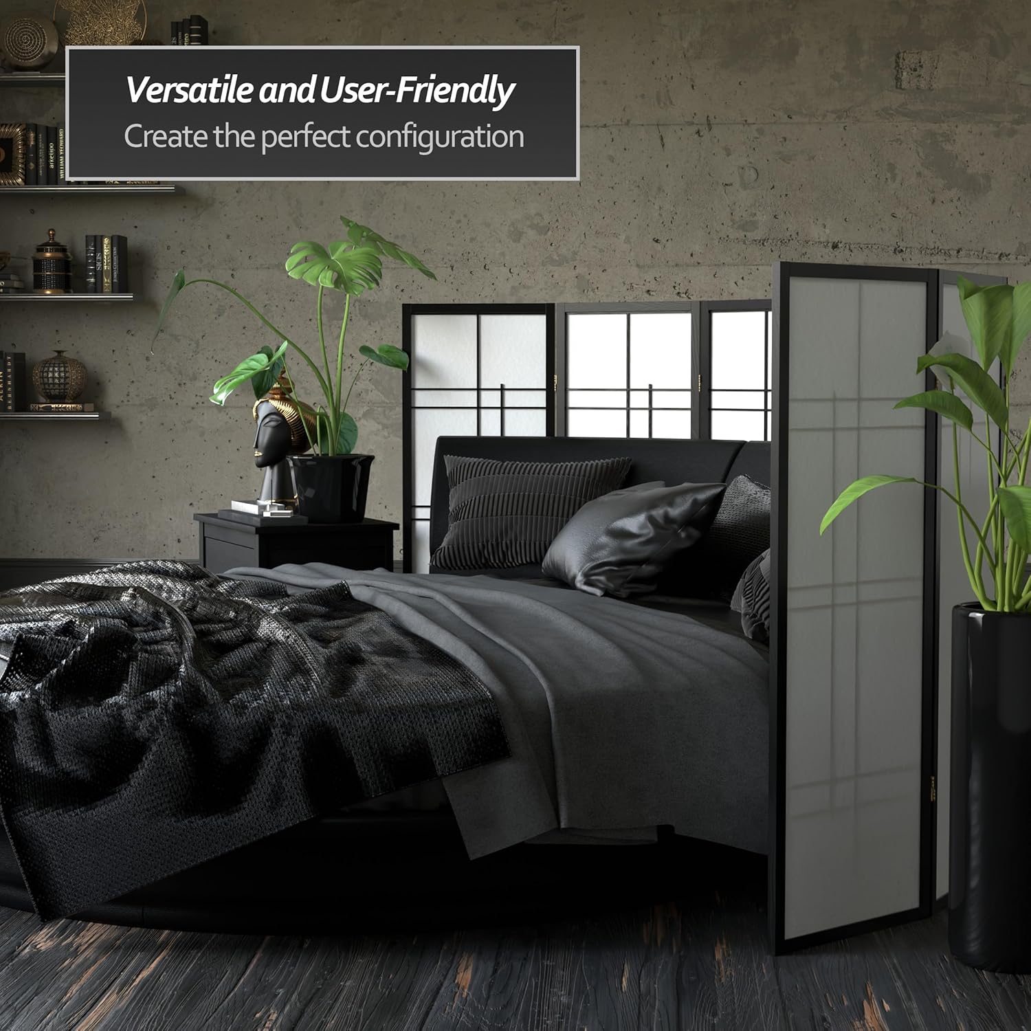 4-Panel Short Shoji Screen Roo - مراجعة Shoji Screen Divider وسعره