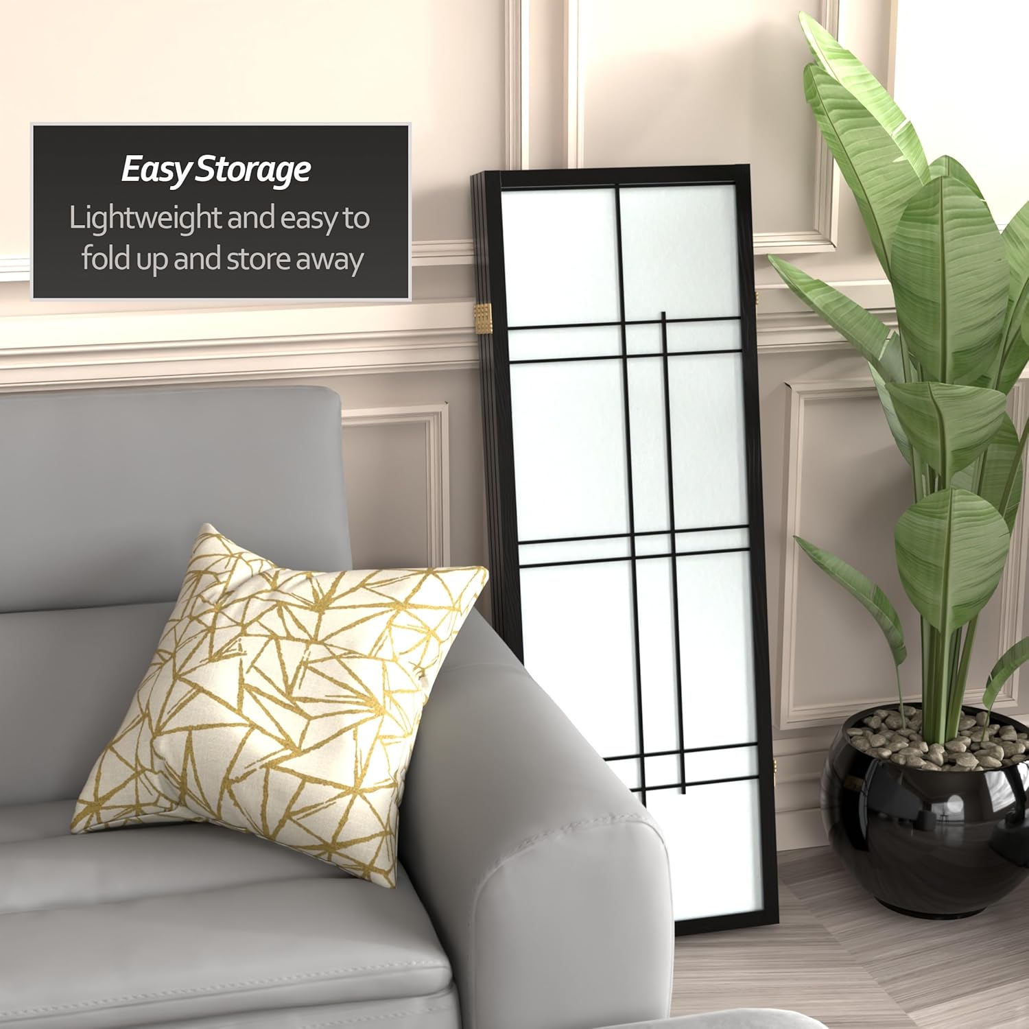 4-Panel Short Shoji Screen Roo - مراجعة Shoji Screen Divider وسعره