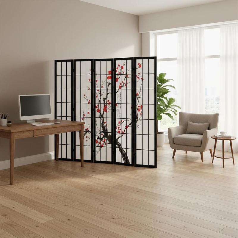Japanese Shoji Screen 6 Panel  - مراجعة Shoji Screen Divider وسعره