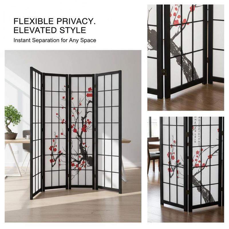 Japanese Shoji Screen 6 Panel  - مراجعة Shoji Screen Divider وسعره