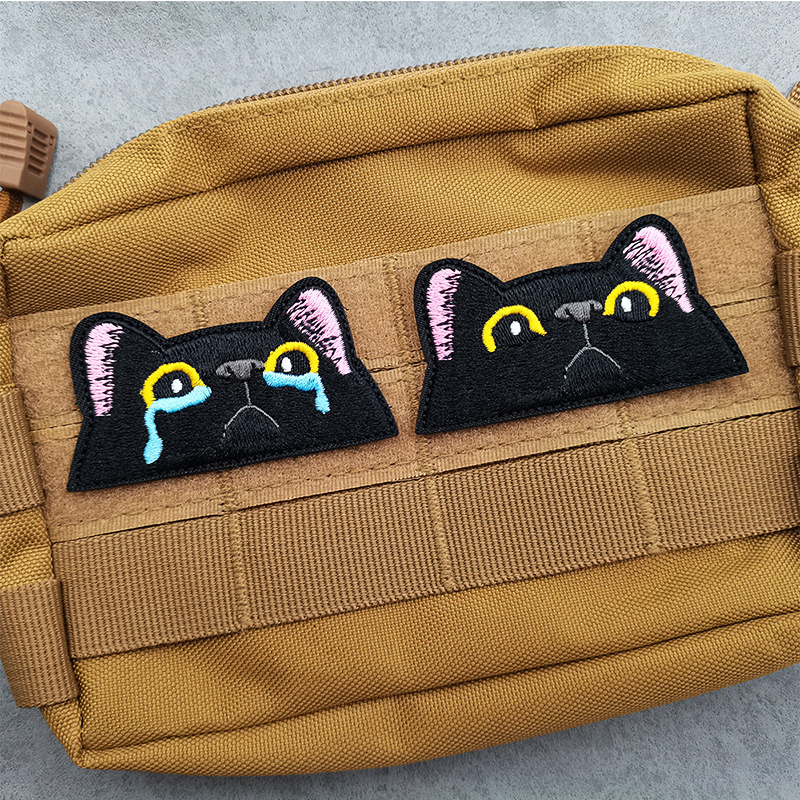 Cartoon Cat embroidery patch m - مراجعة Furoshiki Wrap Cloth وسعره