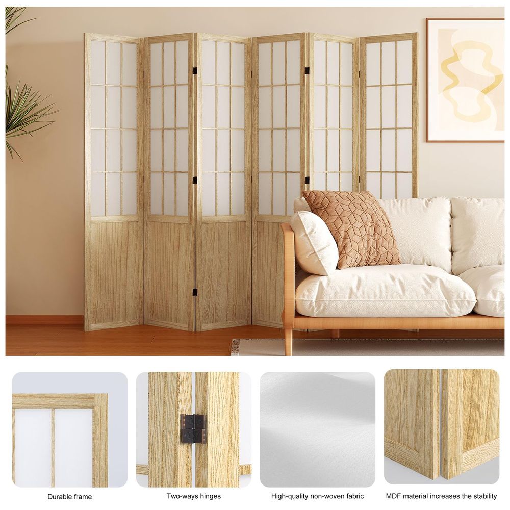 Divider, 66.9Inch Tall Japanes - مراجعة Shoji Screen Divider وسعره