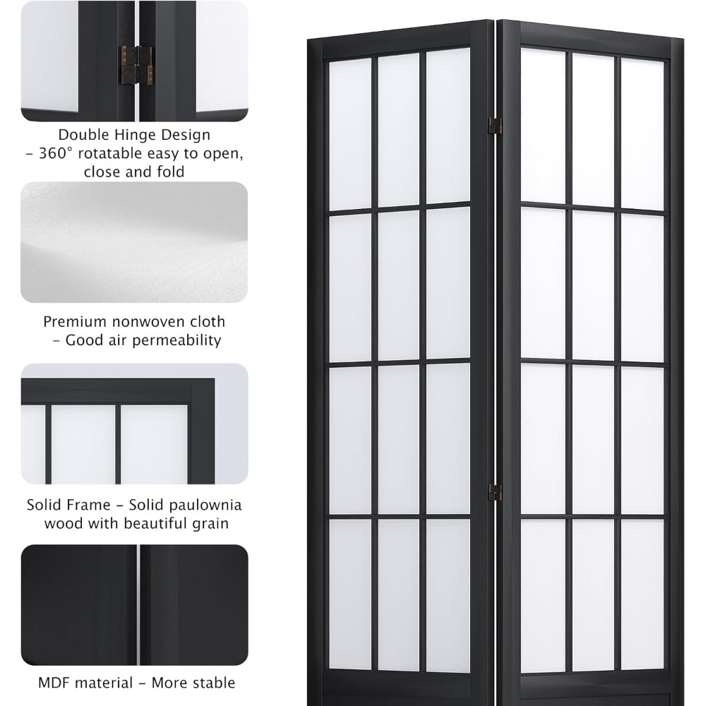 Room Divider and Folding Porta - مراجعة Shoji Screen Divider وسعره