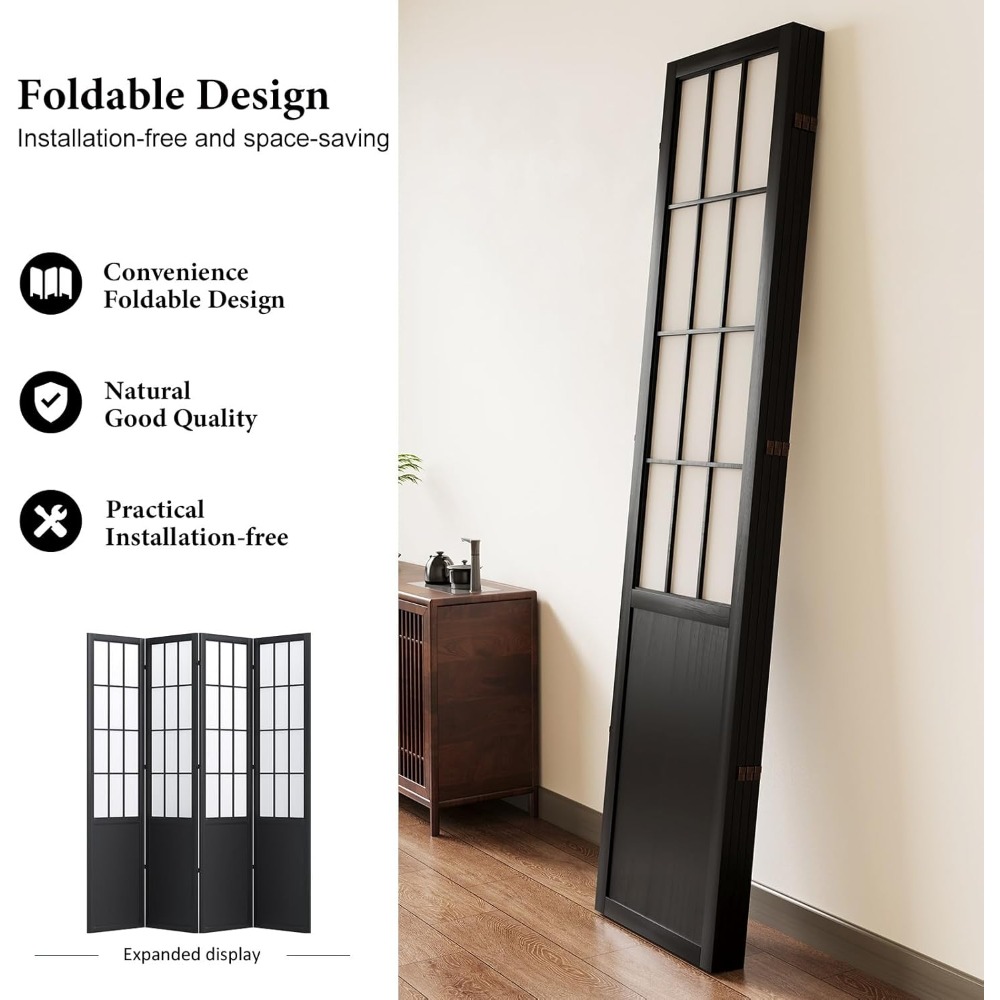 Room Divider and Folding Porta - مراجعة Shoji Screen Divider وسعره