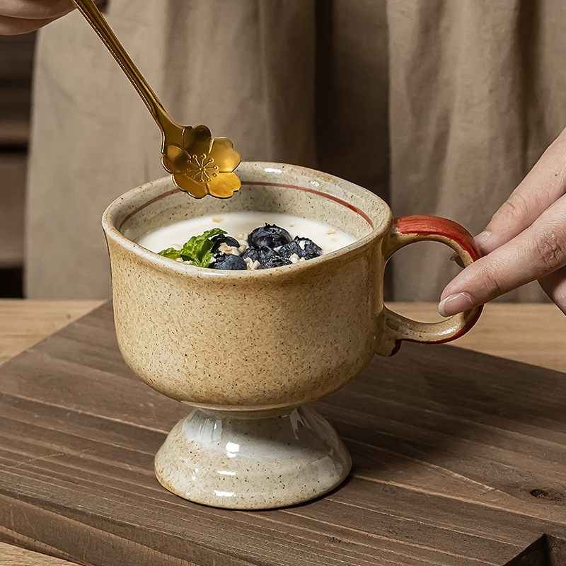 Retro Style Ceramic Cups Coffe - مراجعة Japanese Daily Lifestyle وسعره