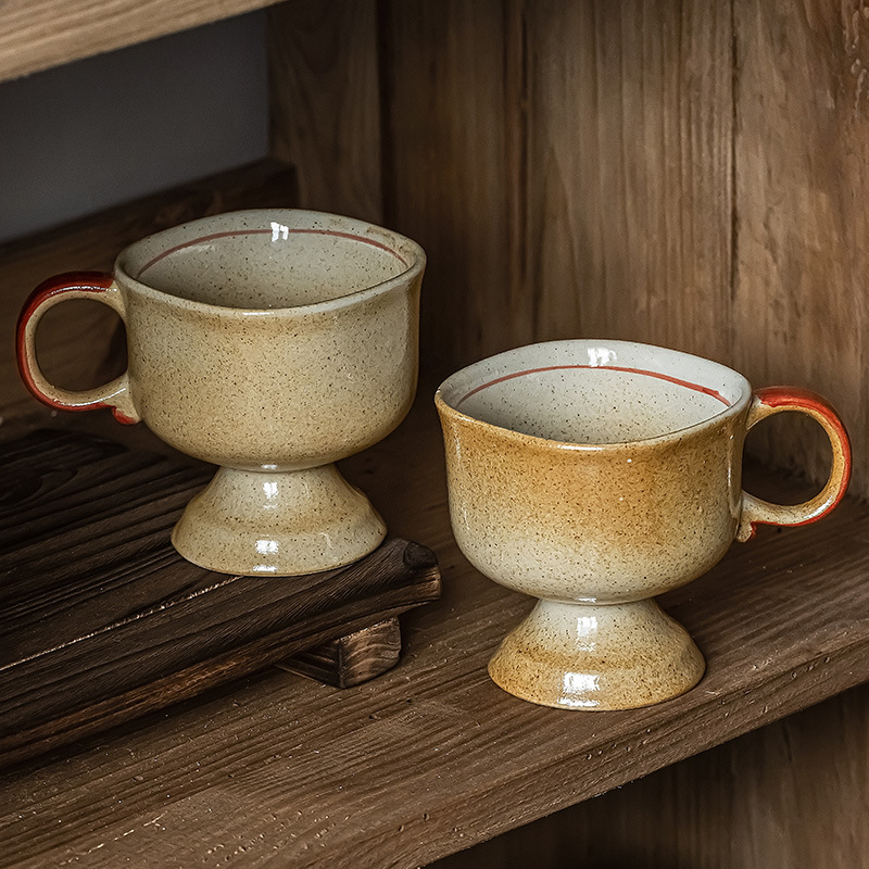 Retro Style Ceramic Cups Coffe - مراجعة Japanese Daily Lifestyle وسعره